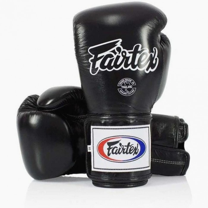 Боксови Ръкавици - Fairtex BGV5 Thai boxing gloves Super Sparring - Black​